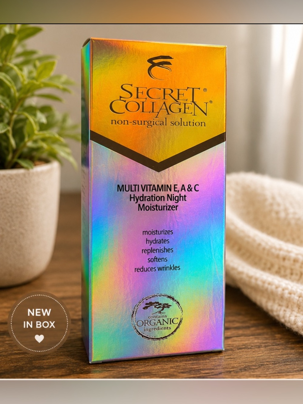 Secret Collagen Multi Vitamin Hydration Night Moisturizer w/Retinol